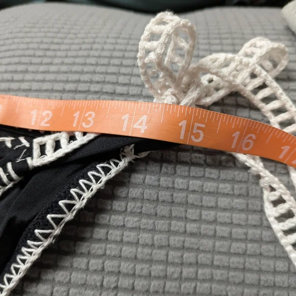 Minimalist Black and Cream Bikini Swimwear - Picture 9 of 12